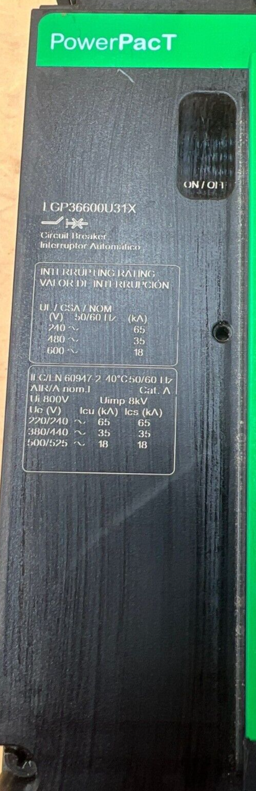 Square D LGP36600U31X Used