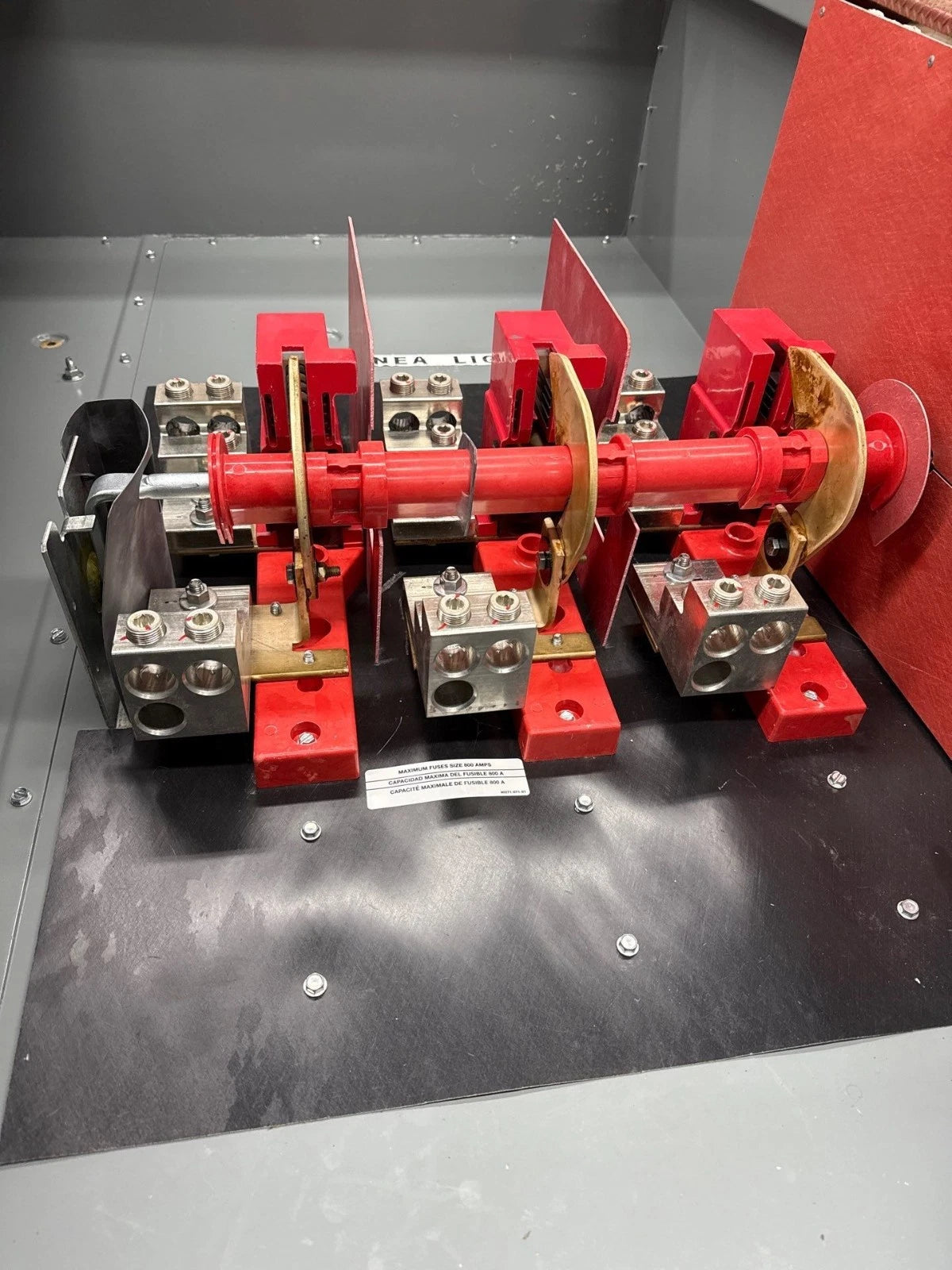 Square D H367NR Safety Disconnect Switch 800A 3P 600V 3PH 3R Outdoor 800 Amp Used