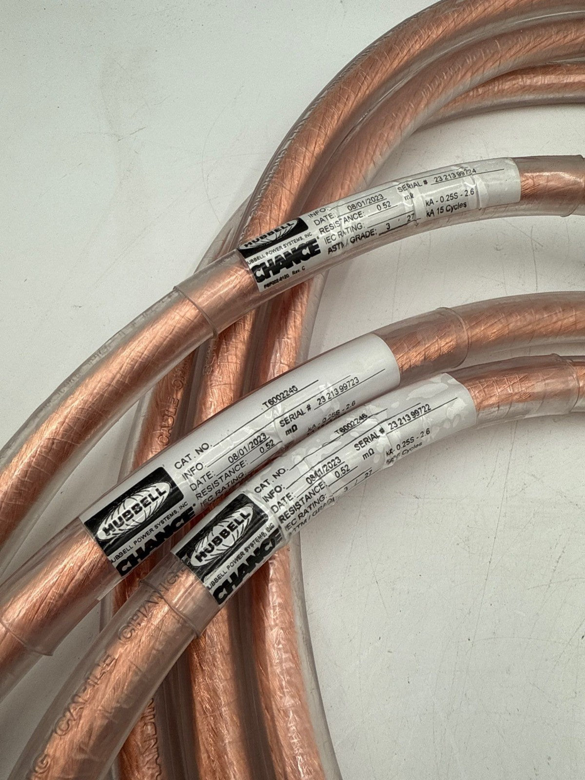 6' Chance T6002246 3-Leg 2/0 Ground Set Cluster C600-2100 Ball Socket Clamp New