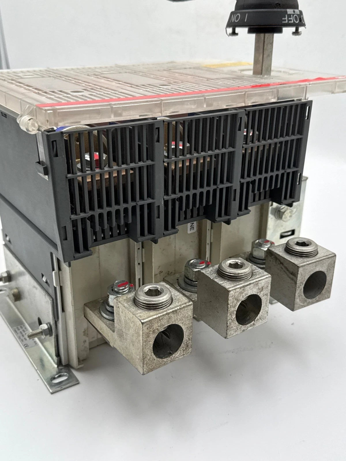 ABB OES400J3 Fused Disconnect Switch 400A 3P 600V 3PH 350HP Fuses AJT250 250 Amp Used