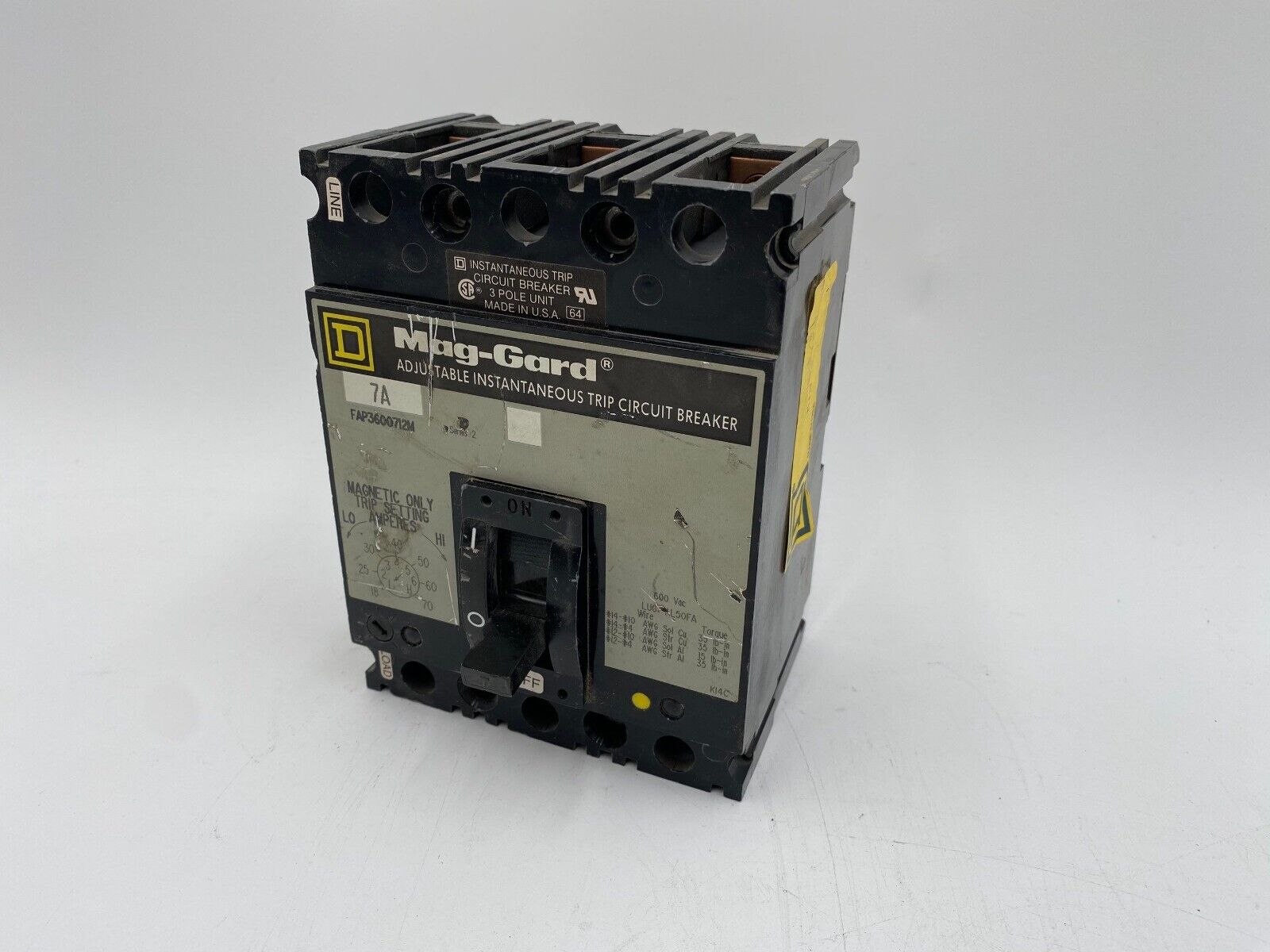 Square D FAP3600712M Used