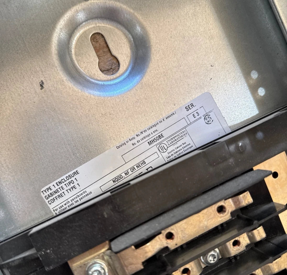 Square D NQOD Panelboard 250A 208/120V 3PH 4W 42 Cir MCB Panel JDP36250 250 Amp Used