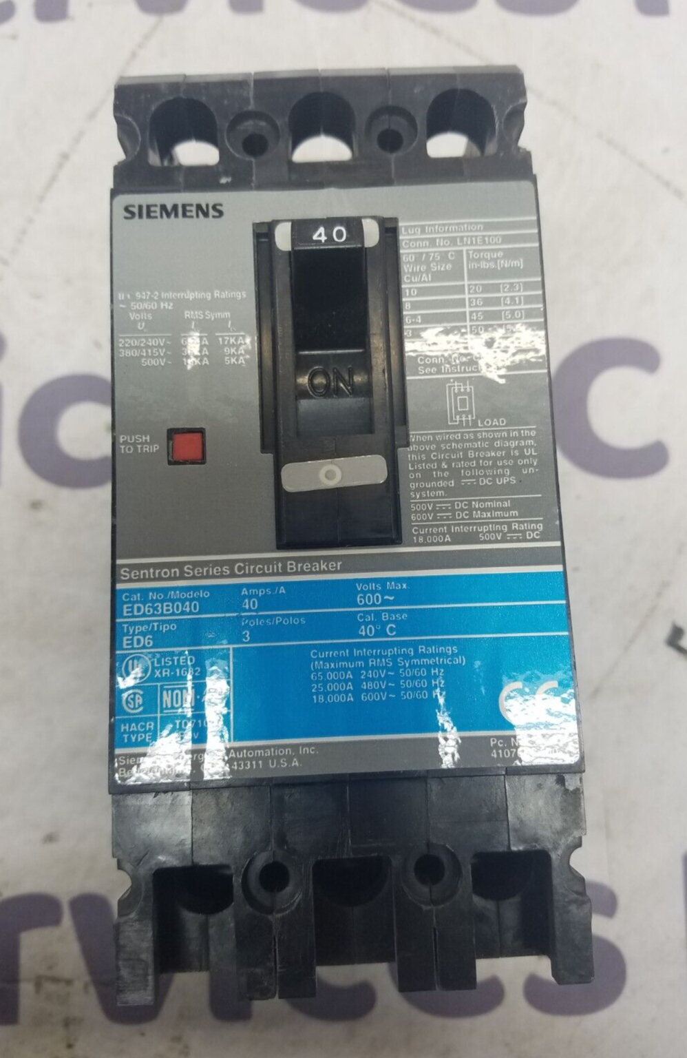 Siemens ED63B040 New