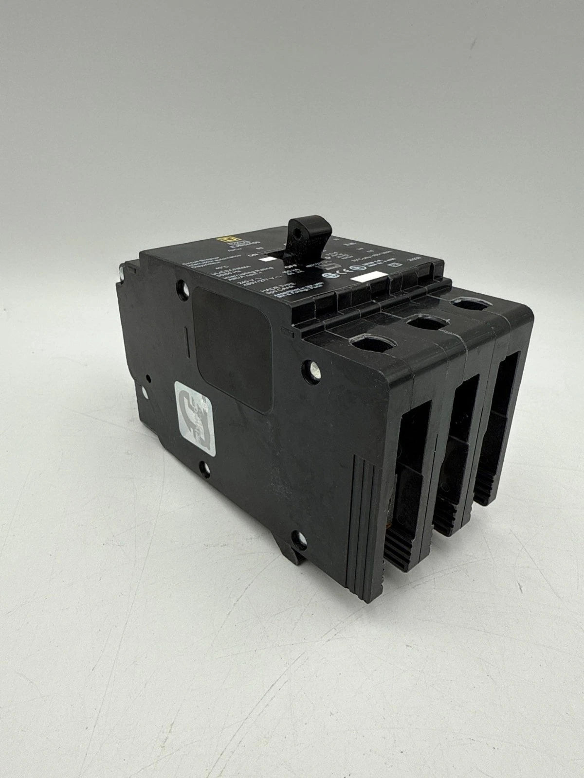 Square D EJB34100 Circuit Breaker 100A 3P 480/277V EJB Bolt On 100 Amp 3 Pole New