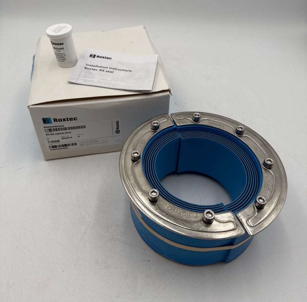 Roxtec RS00001501023 Round Entry Seal RS 150 AISI316 WOC For Cable Pipes New