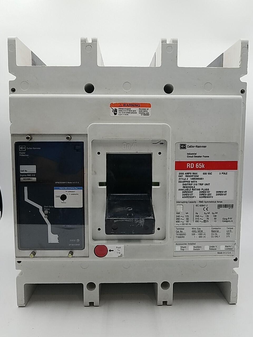 Cutler-Hammer RD320T33W Used