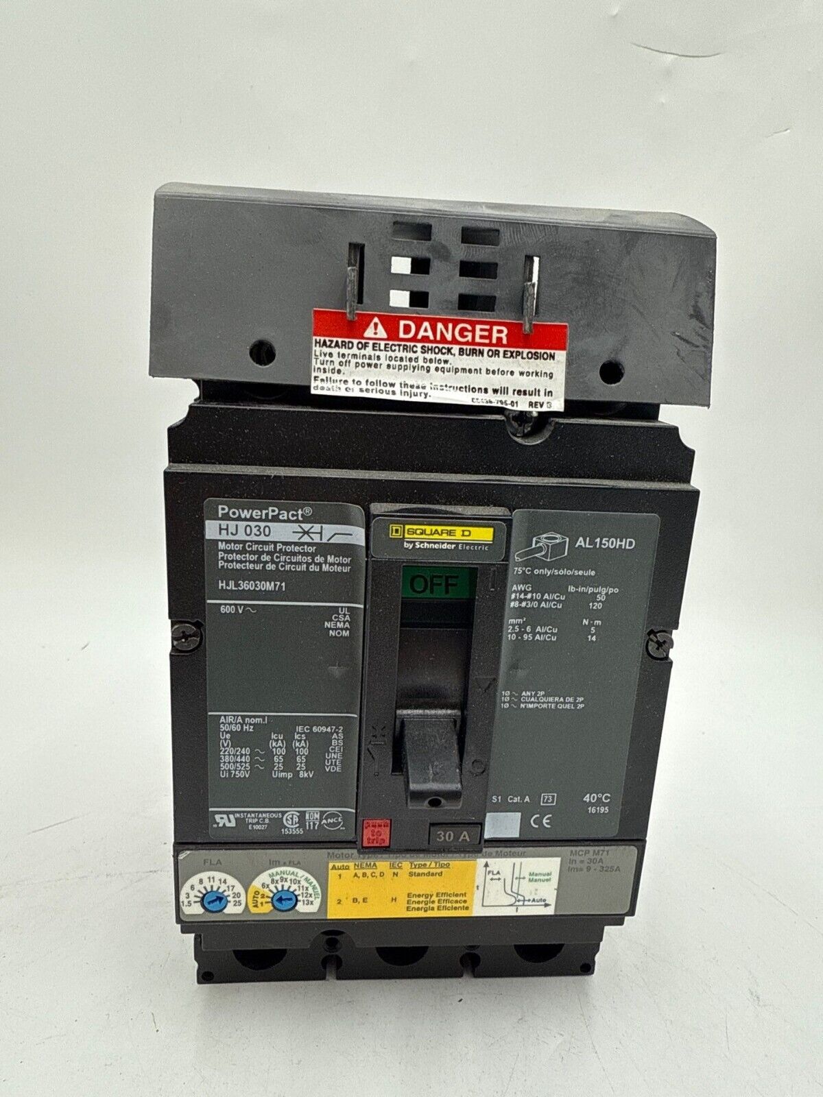 Square D HJL36030M71 Used