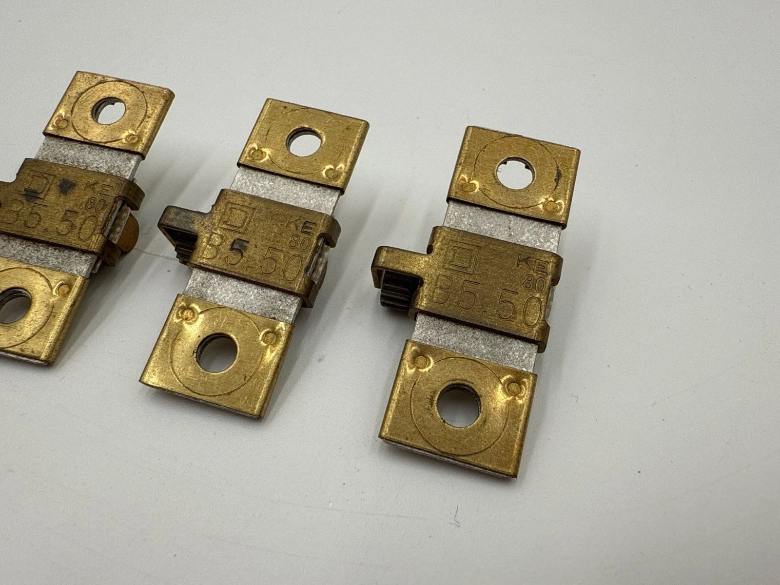 3PC Lot Square D B5.50 Thermal Unit Overload Relay Heater Unit 3.98-4.89Amp B550 Used