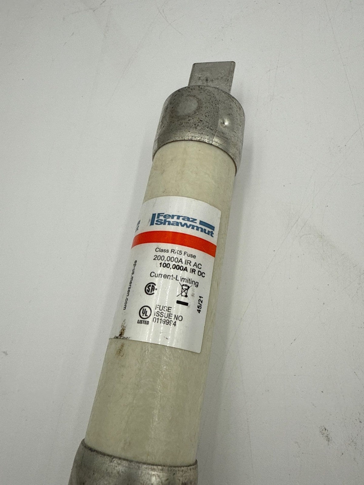 Ferraz Shawmut TRS90R Tri-Onic Fuse 90A 600V Time Delay Mersen 90 Amp Class RK5 Used