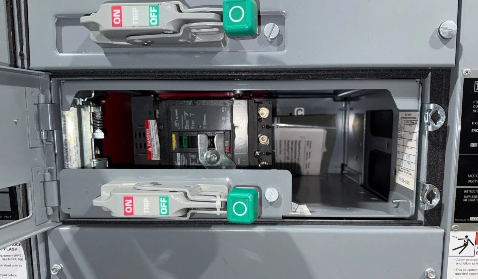 6" Square D Model 6 20A MCC Feeder Bucket 20 Amp HJL36020 Breaker HJL New