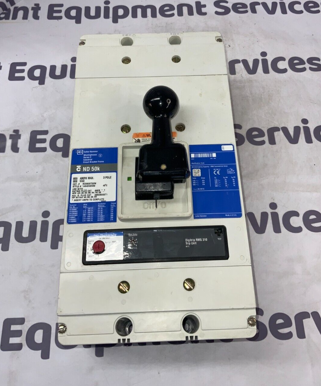 Cutler-Hammer ND3800T33W Used