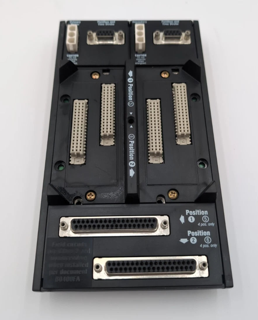 FOXBORO P0926KE Base Plate for FCM Modules 2 Slots Backplane USED Used