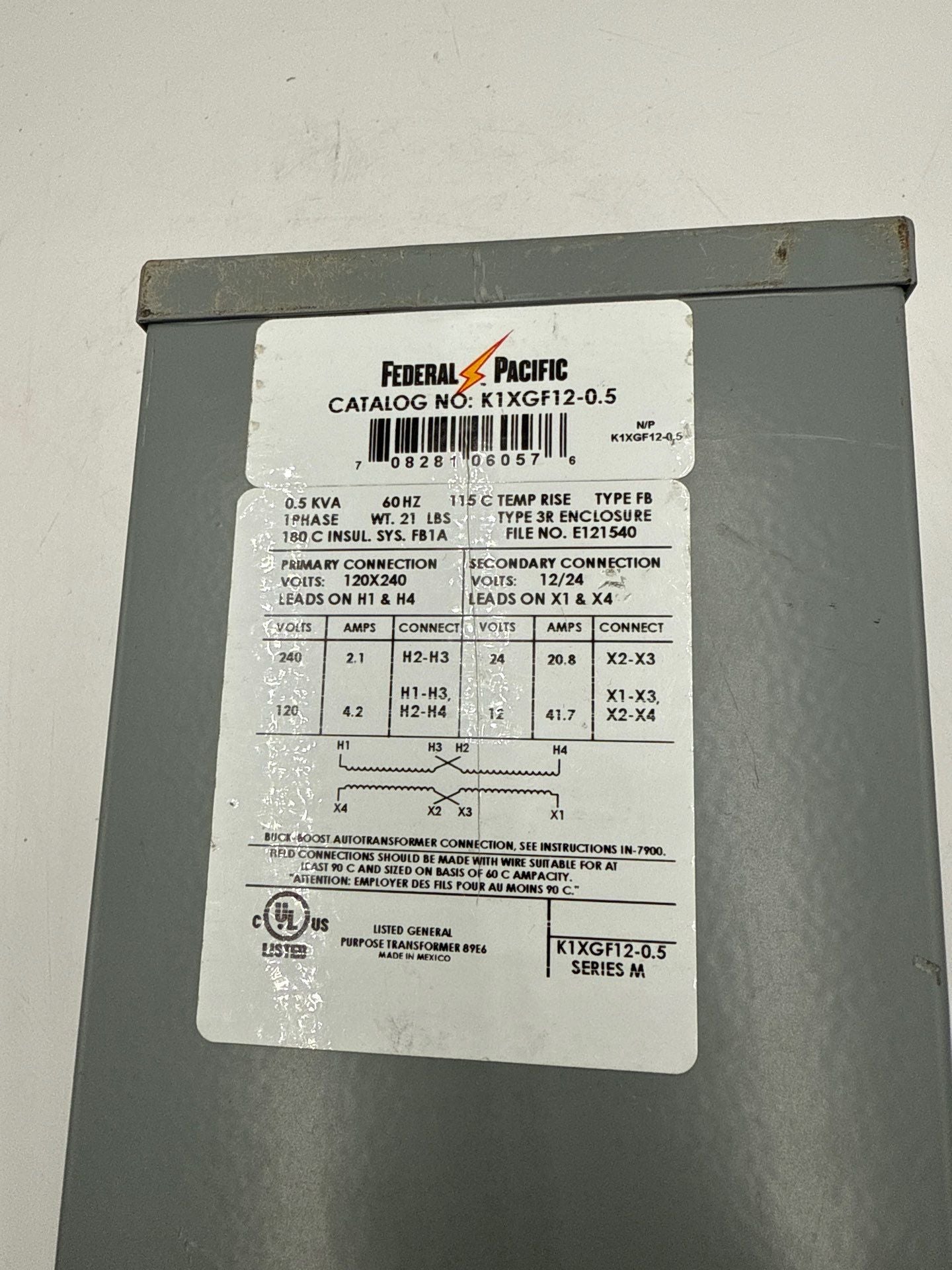 FPE K1XGF12-0.5 Used