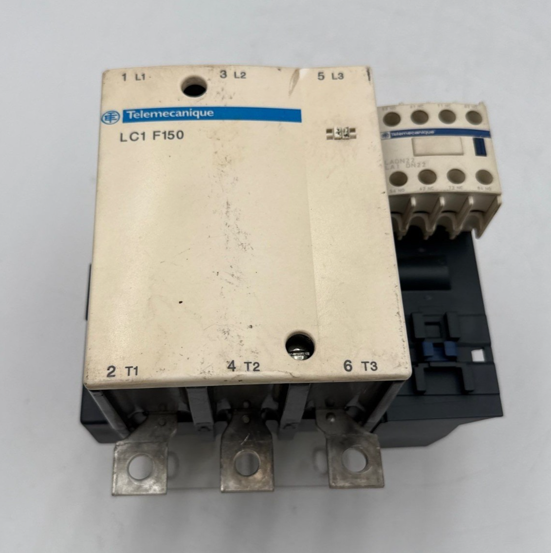 Telemecanique LC1F150 Contactor 150A 3P 440V 3PH Coil 127V 40-400Hz LX9FF127 Used