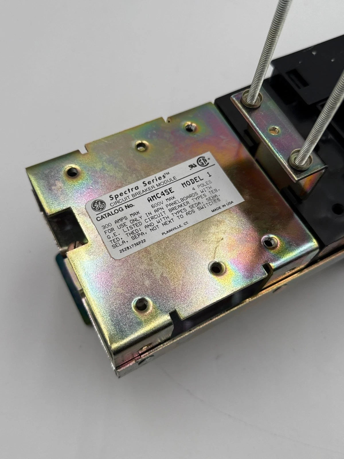 GE AMC4SE APN Circuit Breaker Module 300A 600V Max 4 Pole TEB TED THED SEDA SELA Used