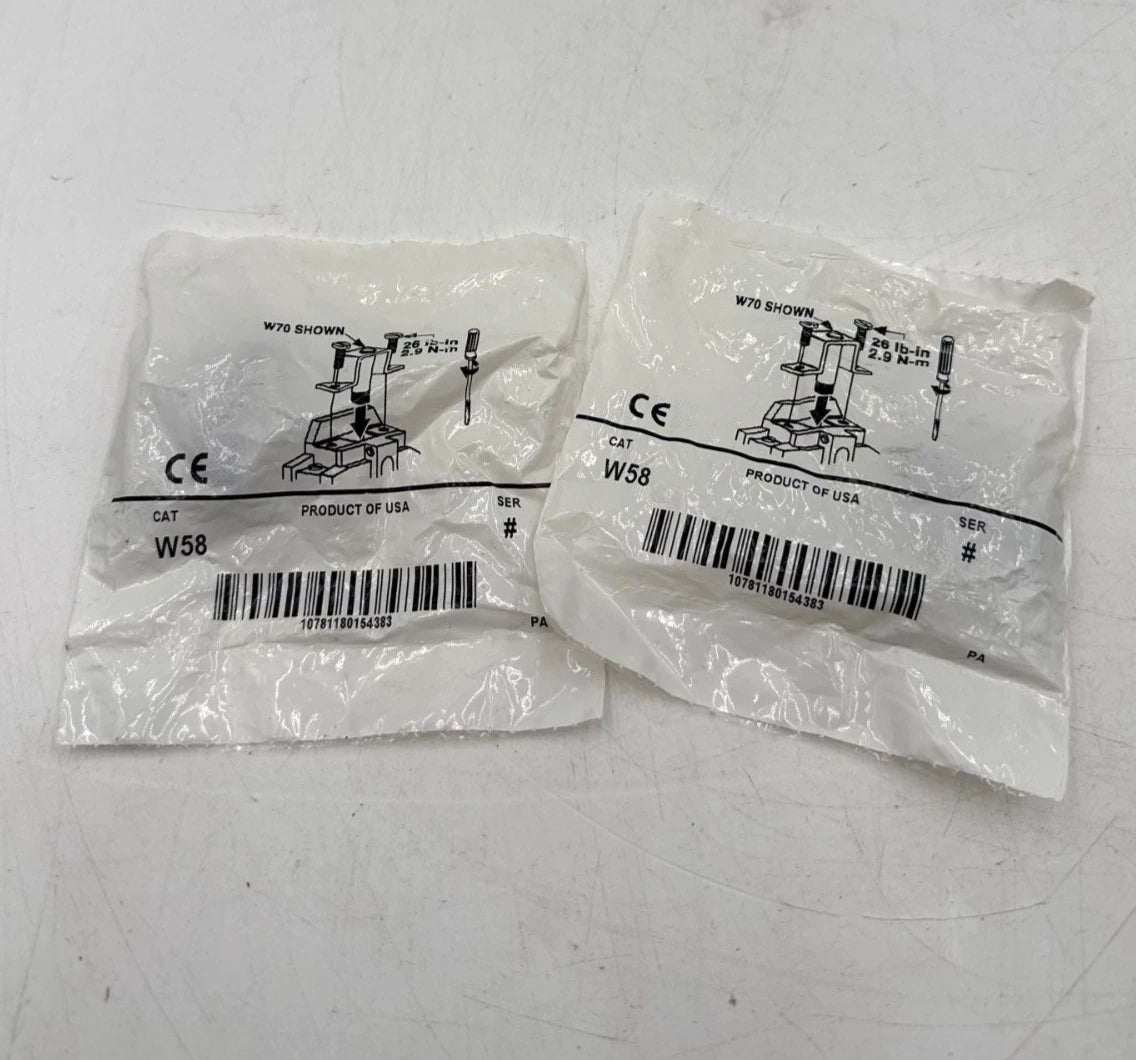 2PC Lot Allen Bradley W58 Thermal Overload Relay Heater 17.2A Element Unit W-58 New