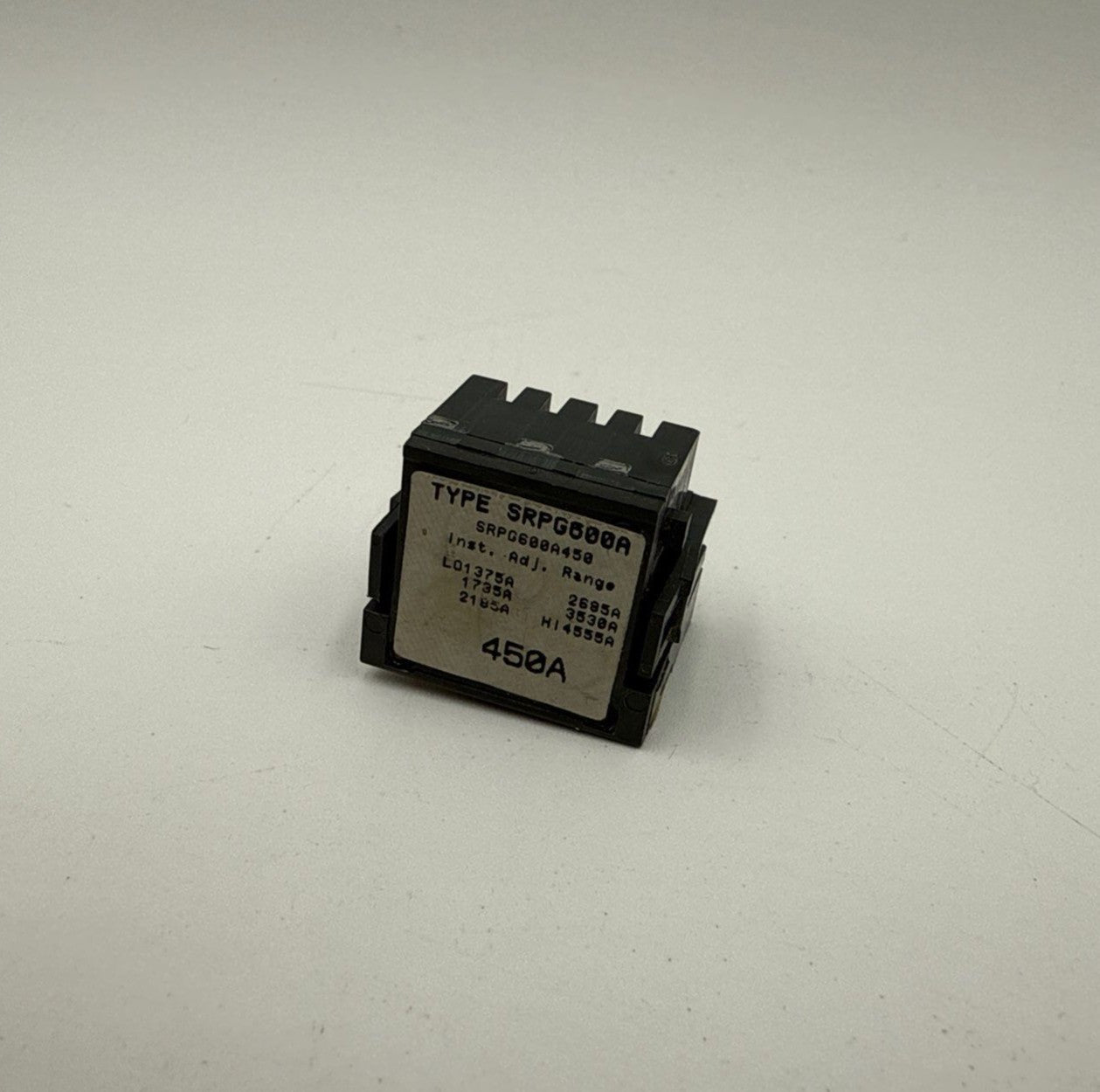 GE SRPG600A450 Rating Plug 450 Amp SRPG600 450A Frame SGDA SGHA SGLA SGPA Used