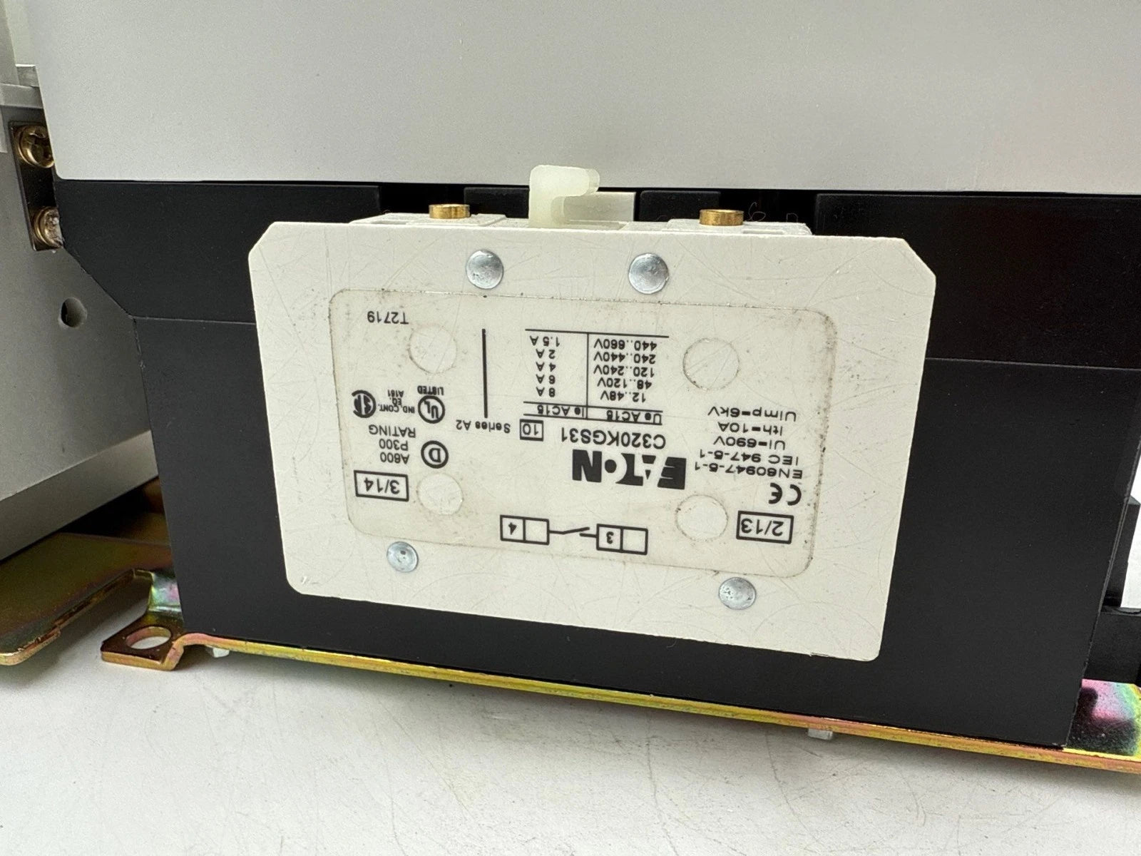 Eaton AE16NN0 Starter 140A 3P 600V 125 HP Coil 110-120V Overload 10-6530-3 Used