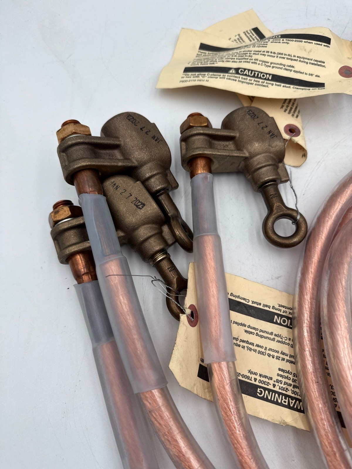 6' Chance T6002246 3-Leg 2/0 Ground Set Cluster C600-2100 Ball Socket Clamp New