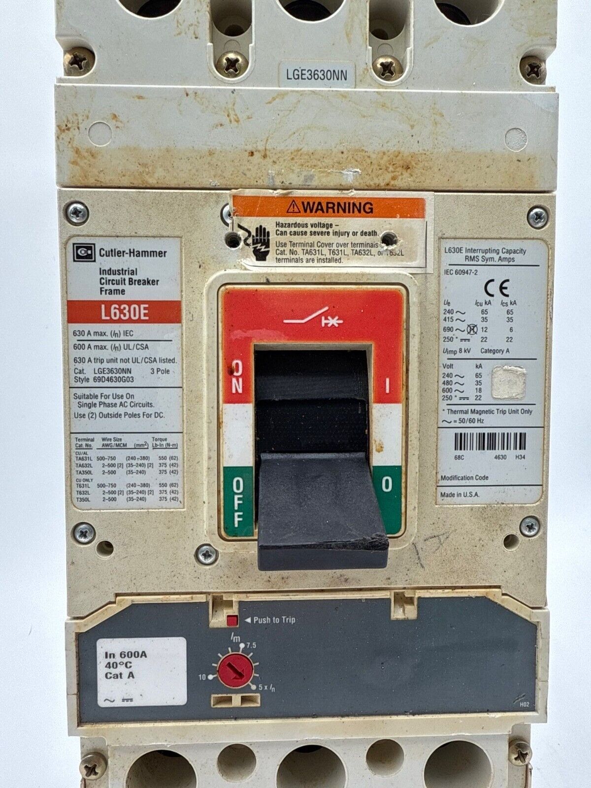 Eaton LGE3630NN Used