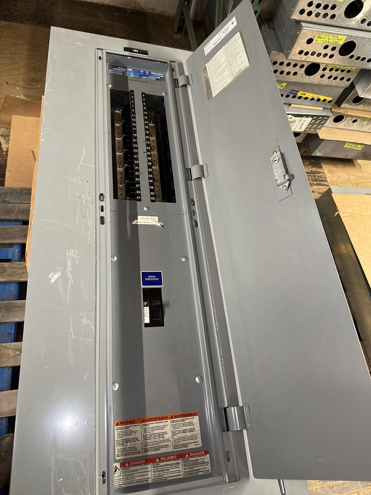 Square D NQOD Panelboard 150A 208Y/120V 3PH 4W 42 Circuit 150 Amp MCB Q2L3150 P247 Used