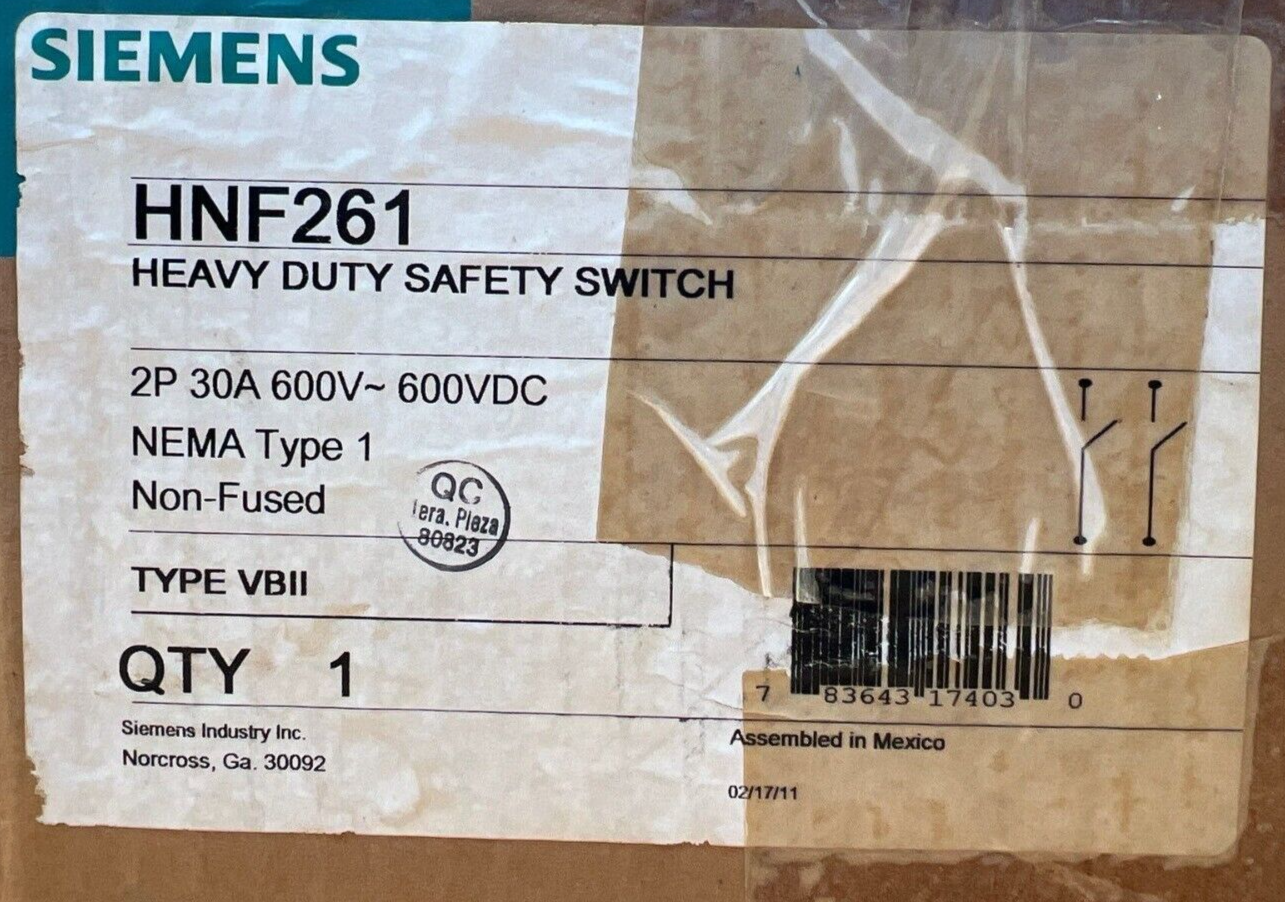 Siemens HNF261 New