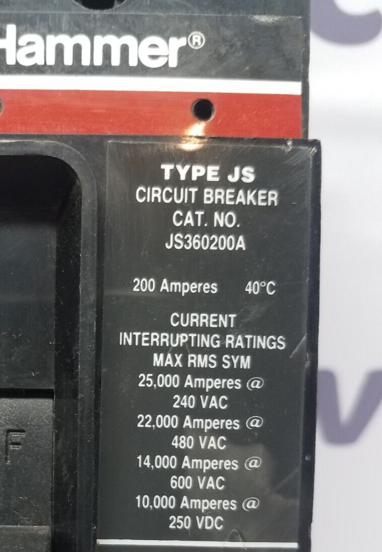 Cutler-Hammer JS360200A Used