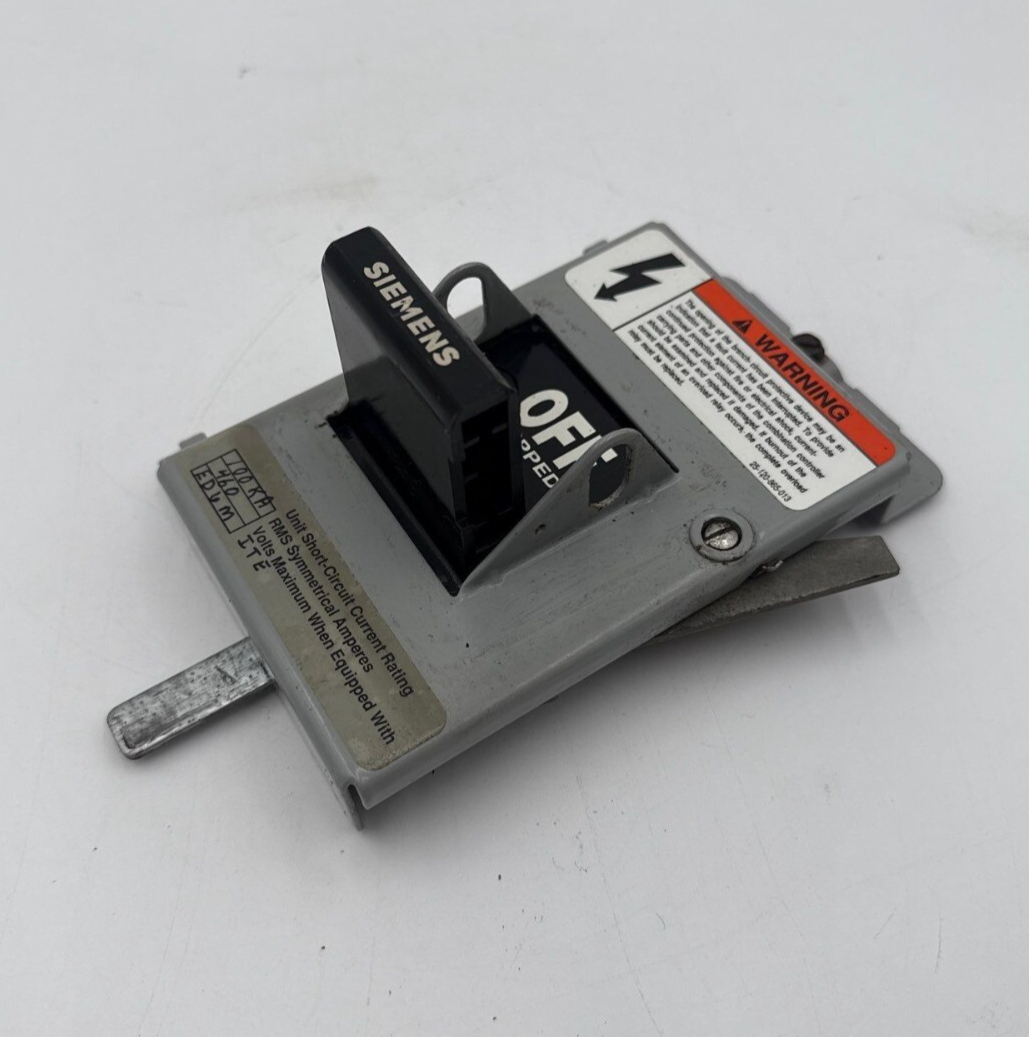 Siemens 25-135-017-529 Gray MCC Breaker Handle Switch Mechanism Model 95 Used
