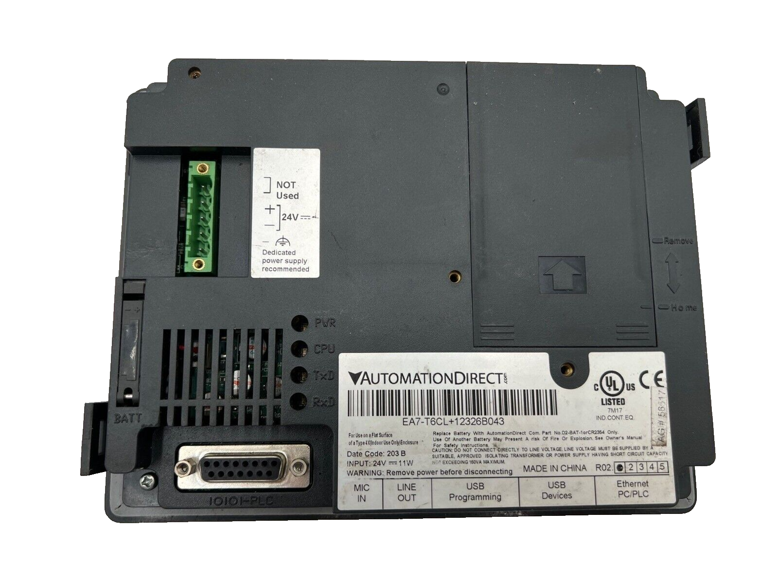 AutomationDirect EA7-T6CL Used