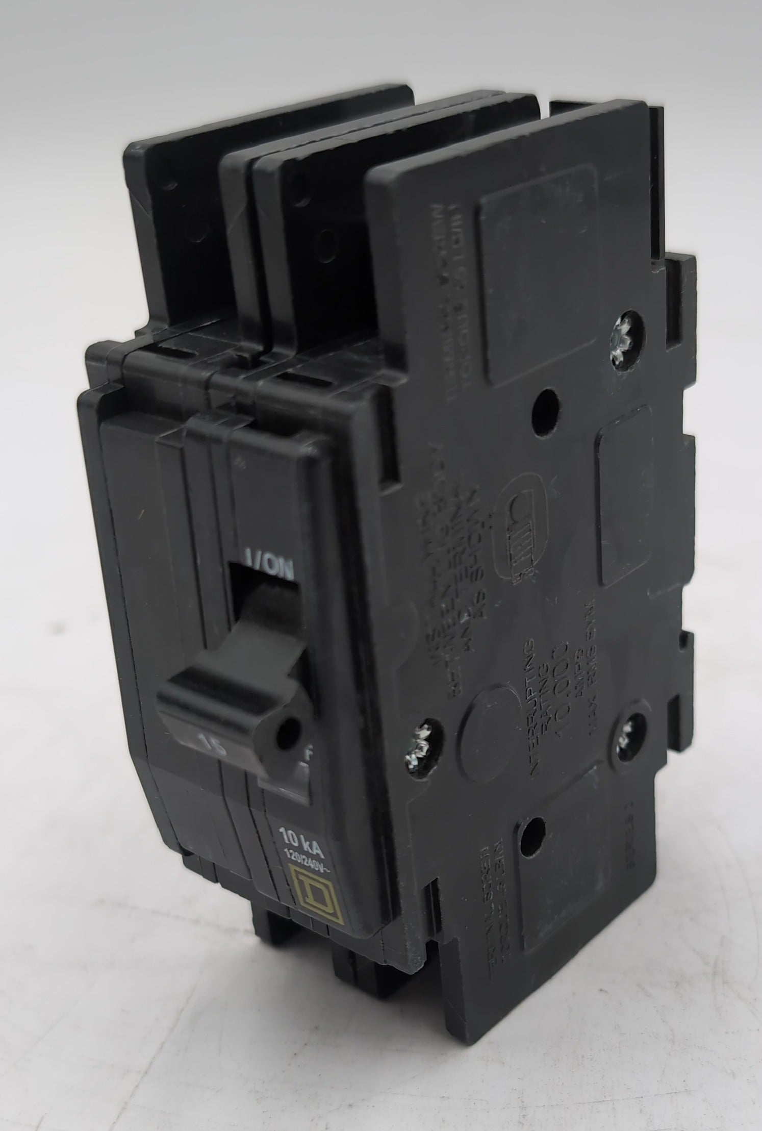 Square D QOU215 Miniature Circuit Breaker 15 Amp 2-Pole 120/240V Unit Mount New New