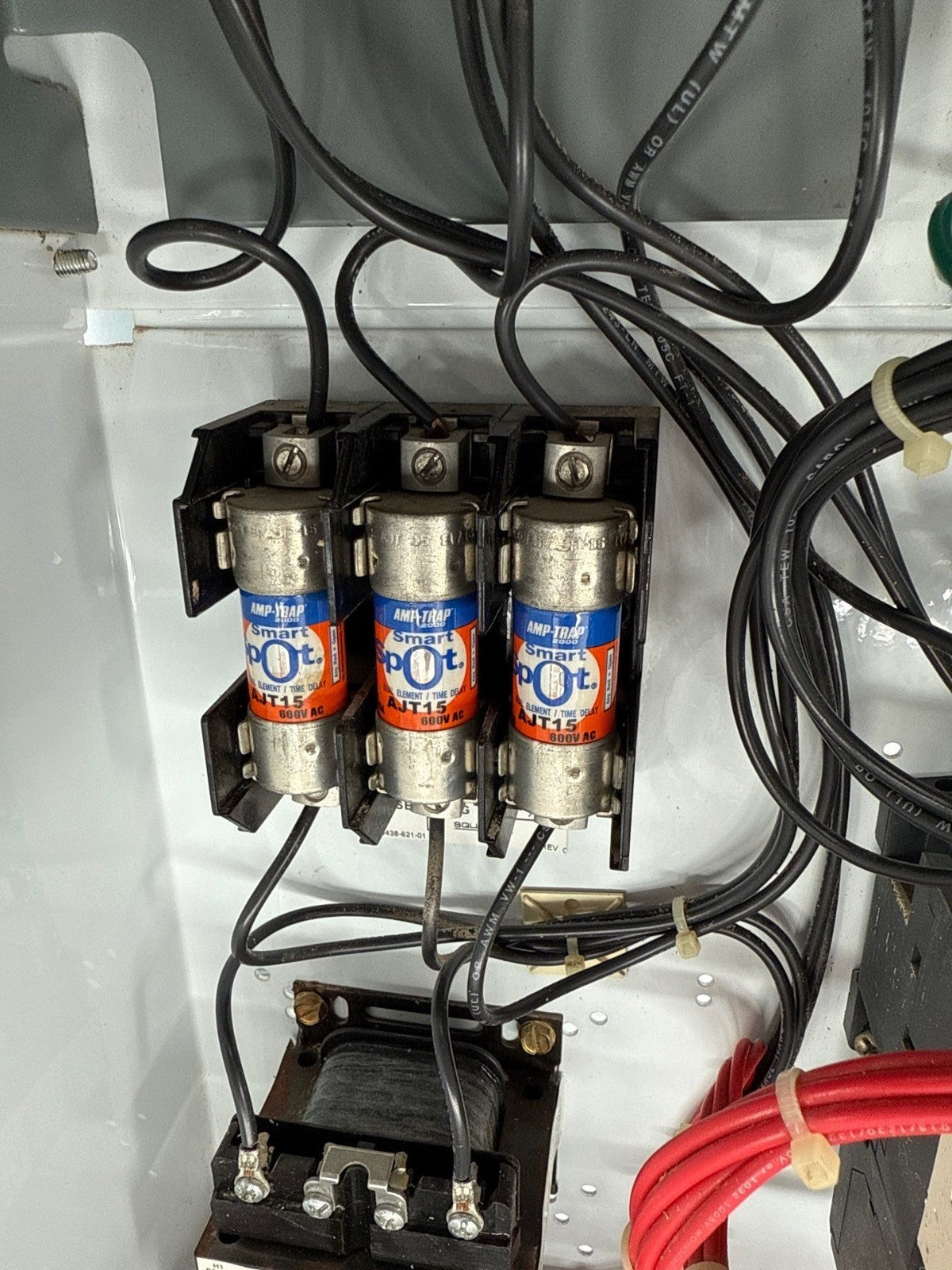 Square D Model 6 24" 15A Combo MCC Bucket FHP3601513M ATV58HU41N4Z 1HP Drive Used