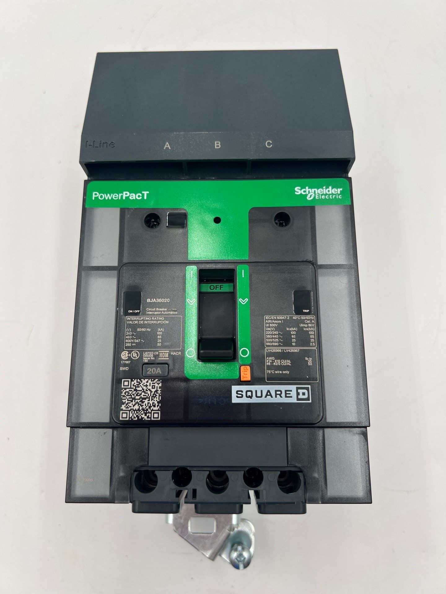 Square D BJA36020 Used