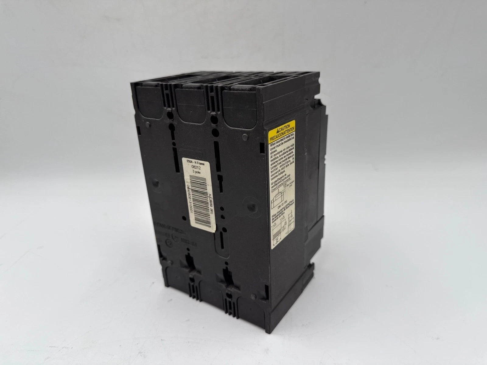 Square D HJL36050 Circuit Breaker 50A 3P 600V 3PH HJL 50 Amp 3 Pole PowerPact HJ