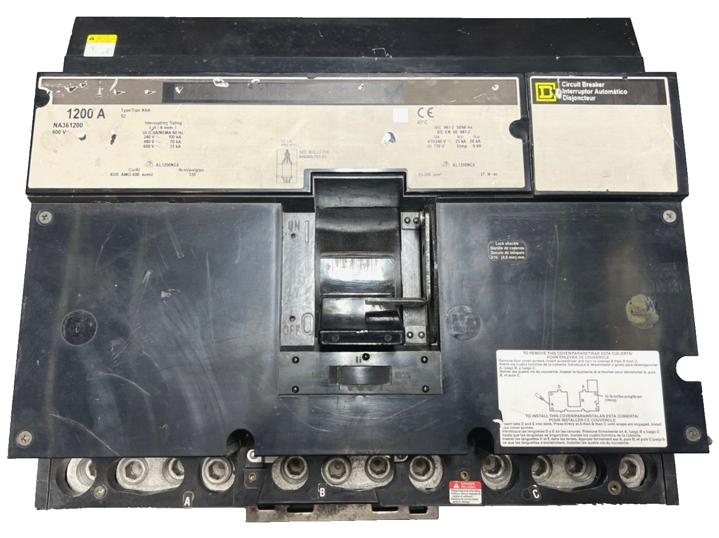 Square D NA361200 Used