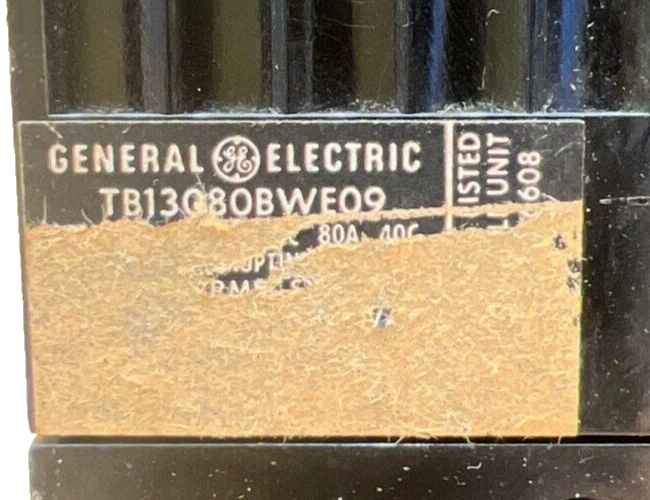 GE TB13080BWE09 Used