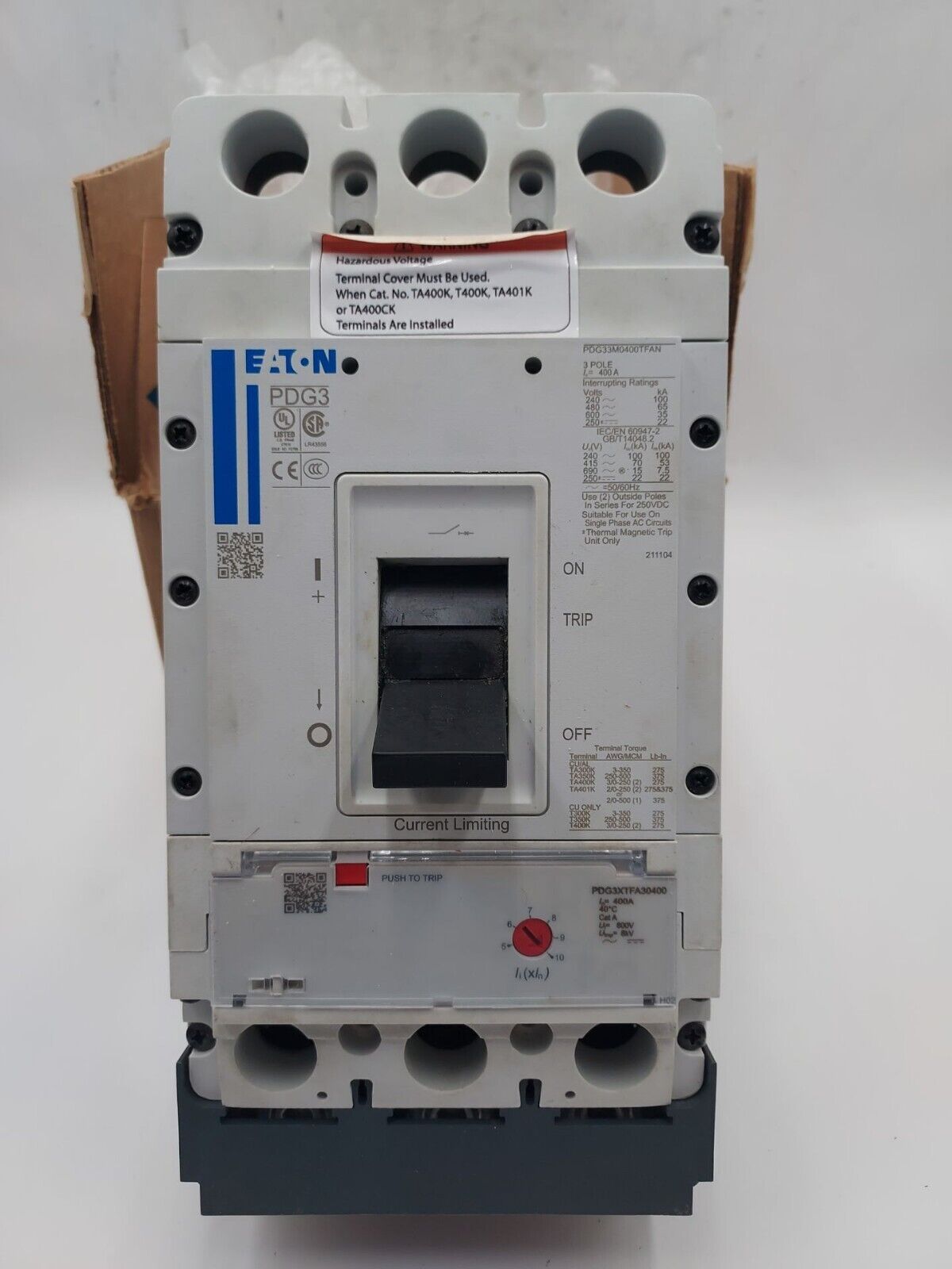 Eaton PDG33M0400TFAN New