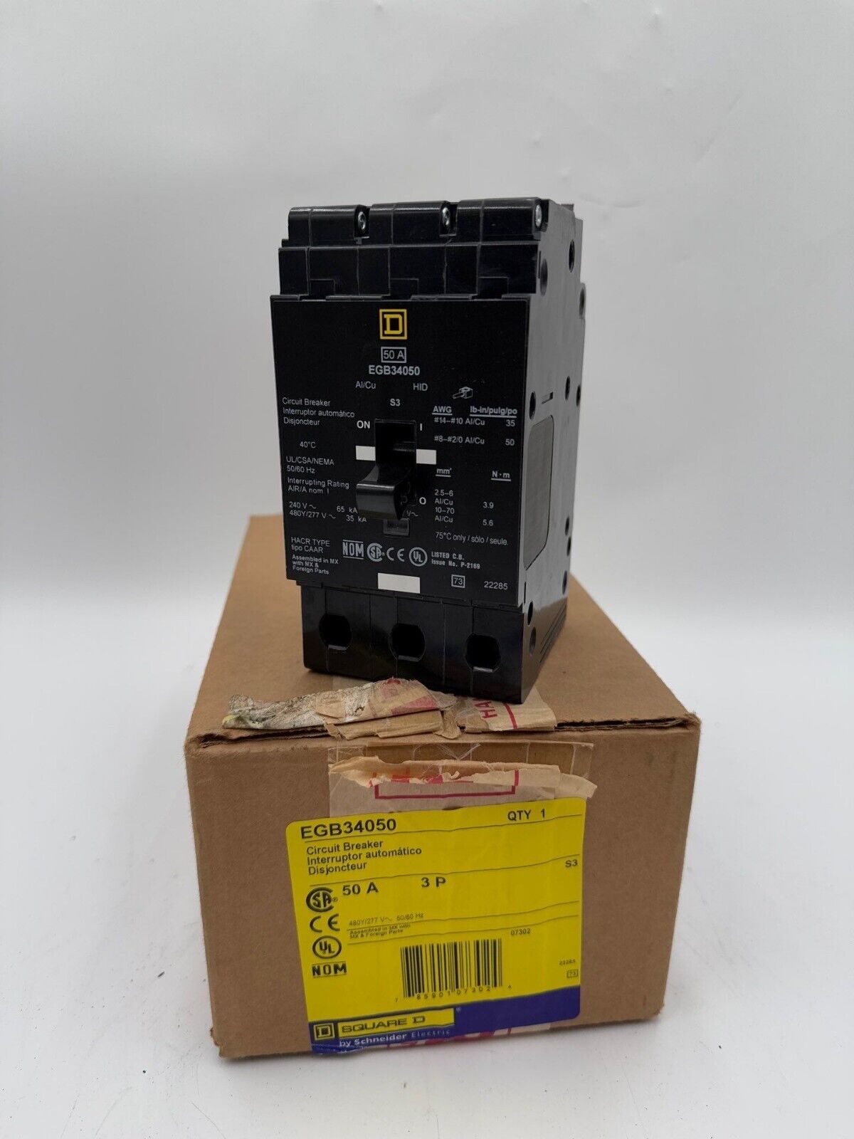 Square D EGB34050 New