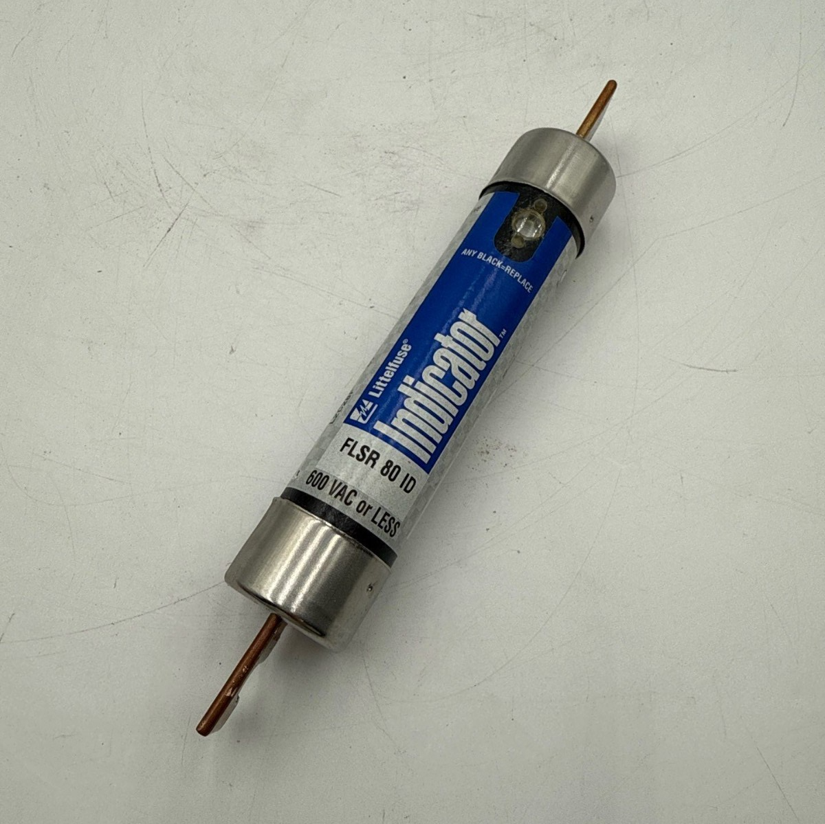 Littelfuse FLSR80ID Indicator Fuse 80A 600V Class RK5 Time Delay 80 Amp FLSR-80 Used