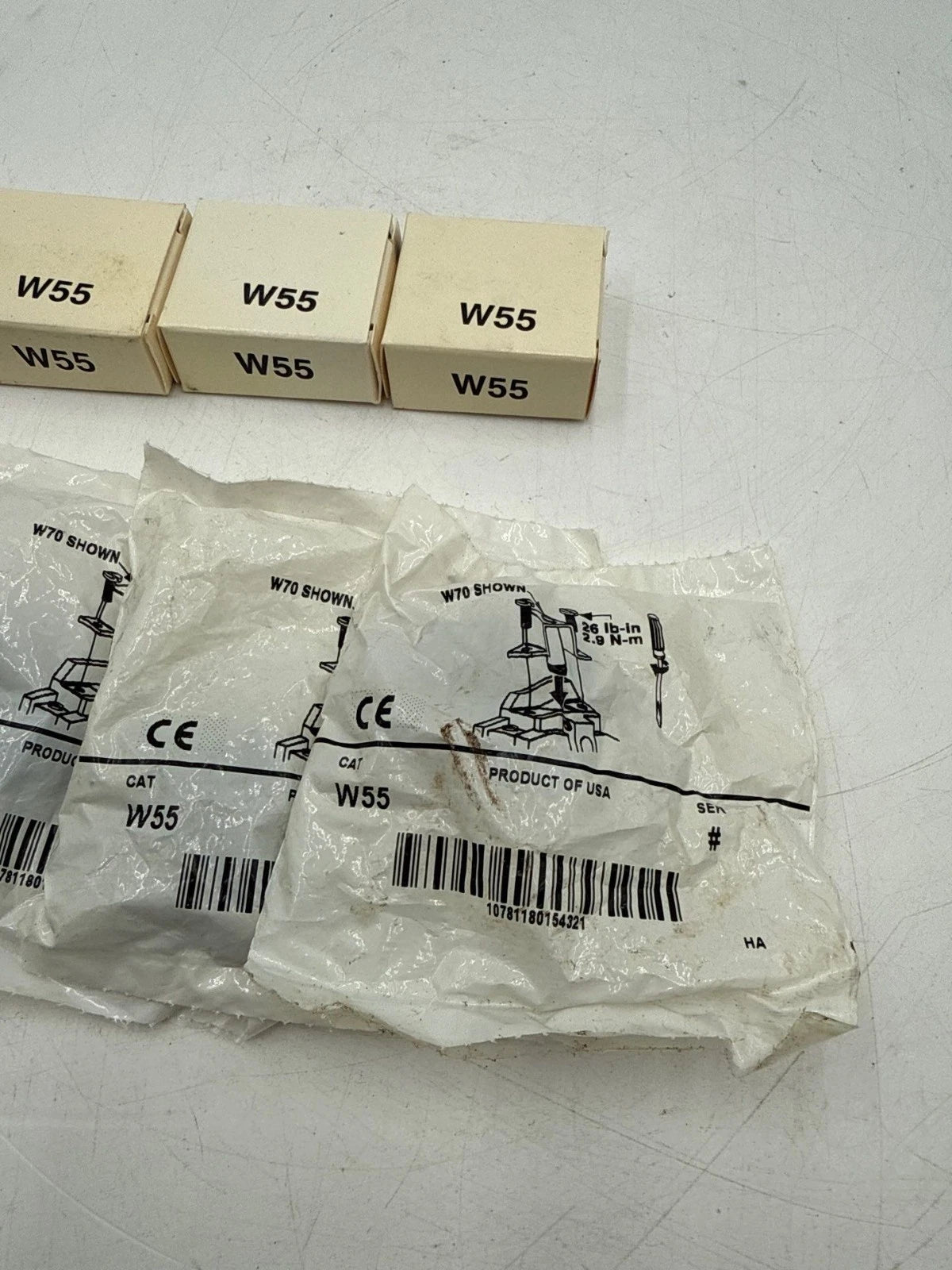 9PC Lot Allen Bradley W55 Thermal Overload Relay Heater 13.6A Element Unit W-55 New