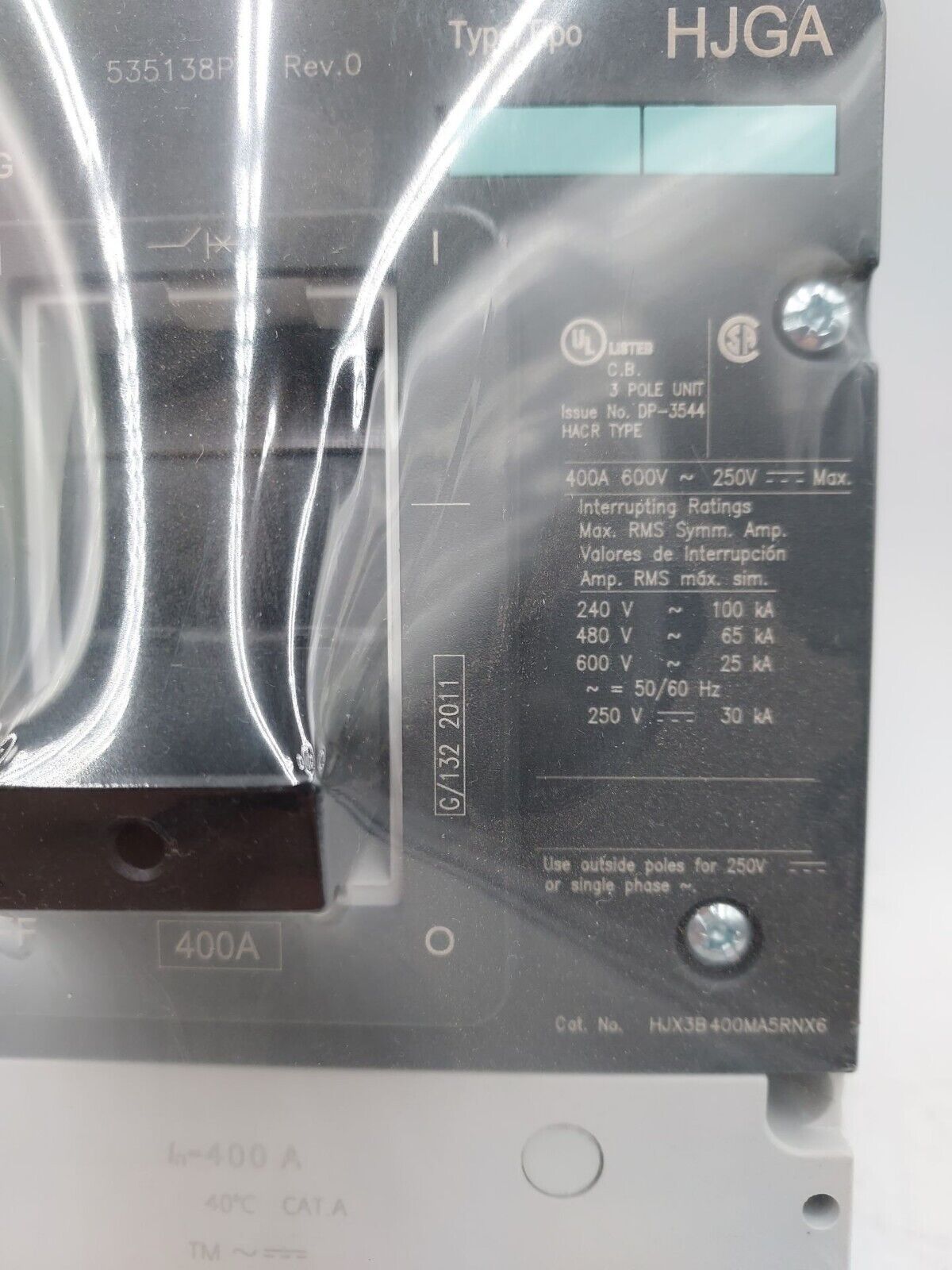 Siemens HJX3B400MA5RNX6 New