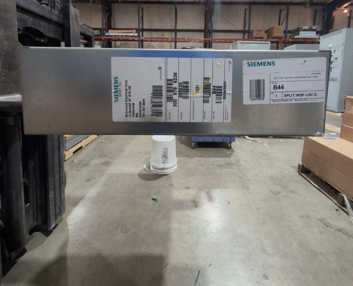 Siemens P1 Panelboard 250A 480/277V 3PH MLO Panel 250 Amp 42 Cir P1E42ML250ATST New