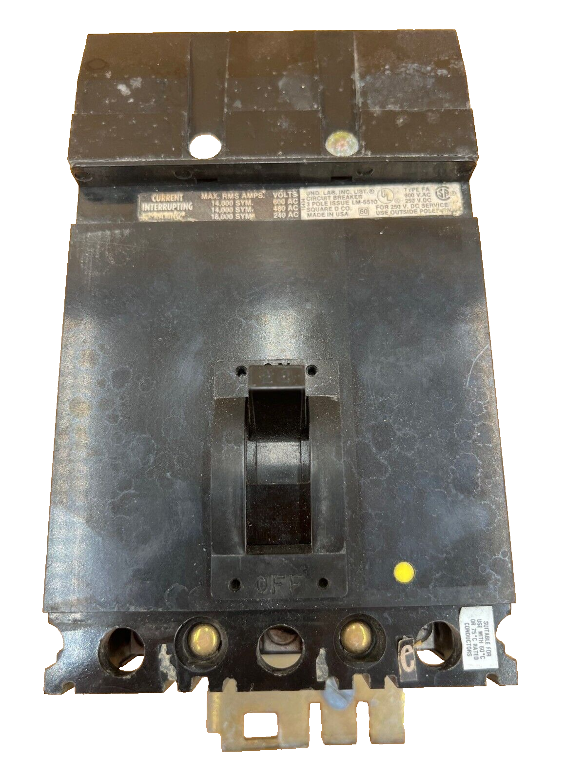 Square D FA36020 Used