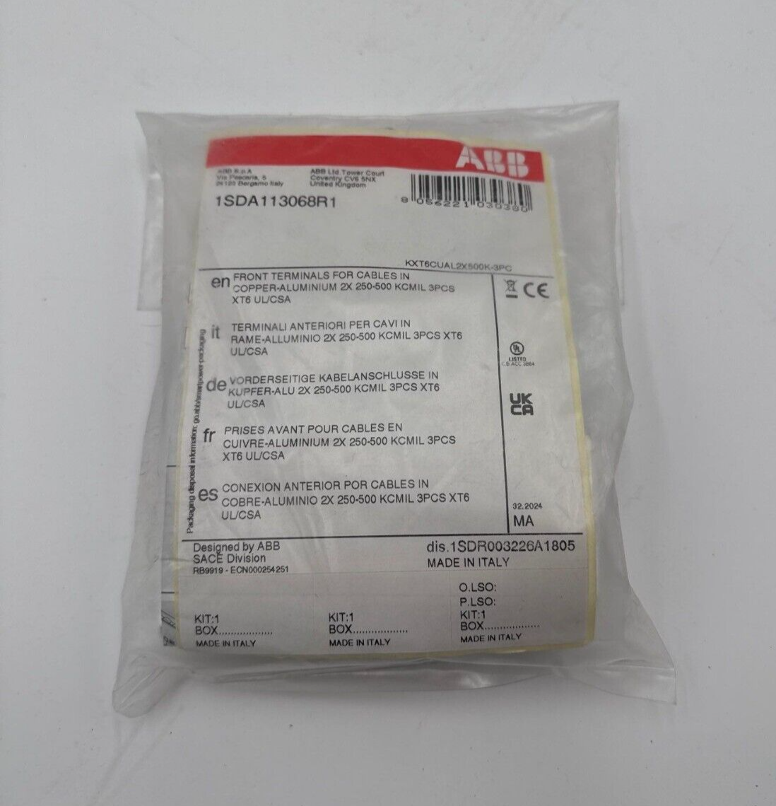 ABB KXT6CUAL2X500K New