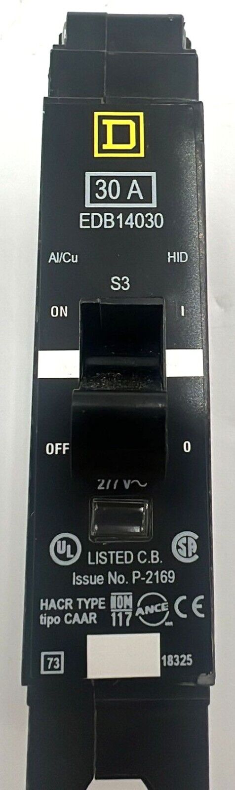 Square D EDB14030 Used