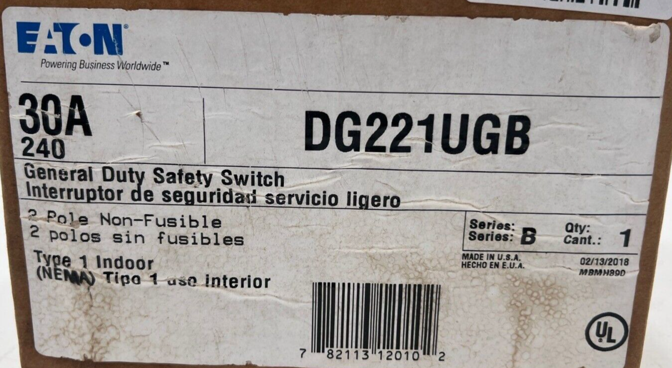 Eaton DG221UGB New