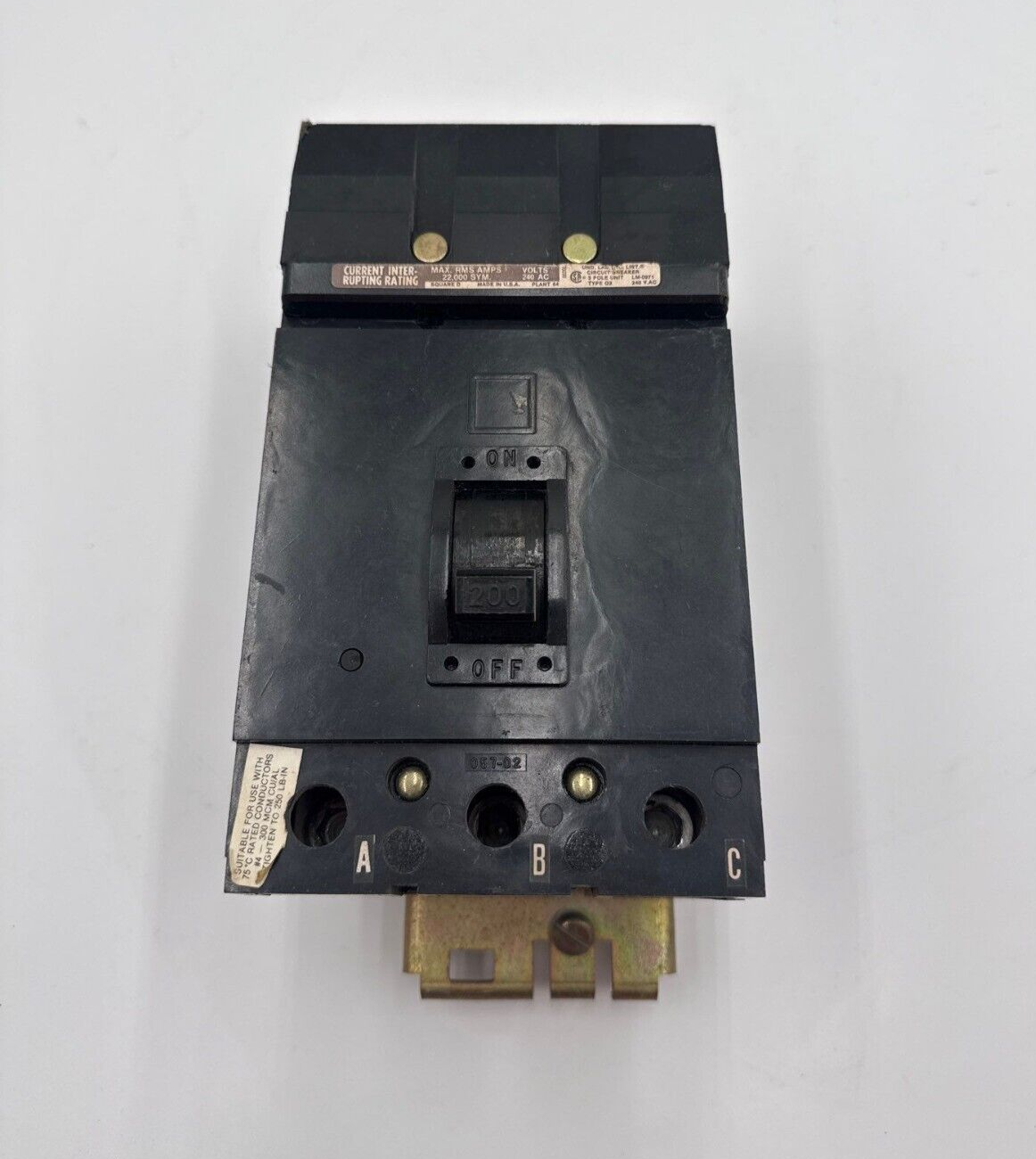 Square D Q232200H Used