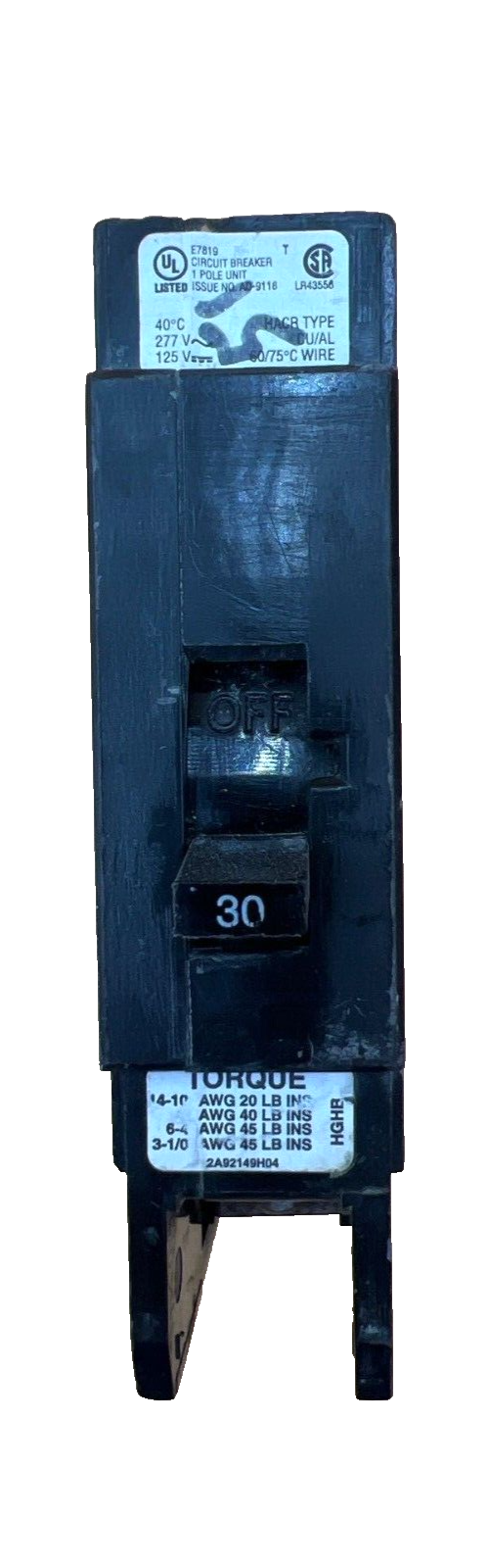 Cutler-Hammer HGHB1030 Used