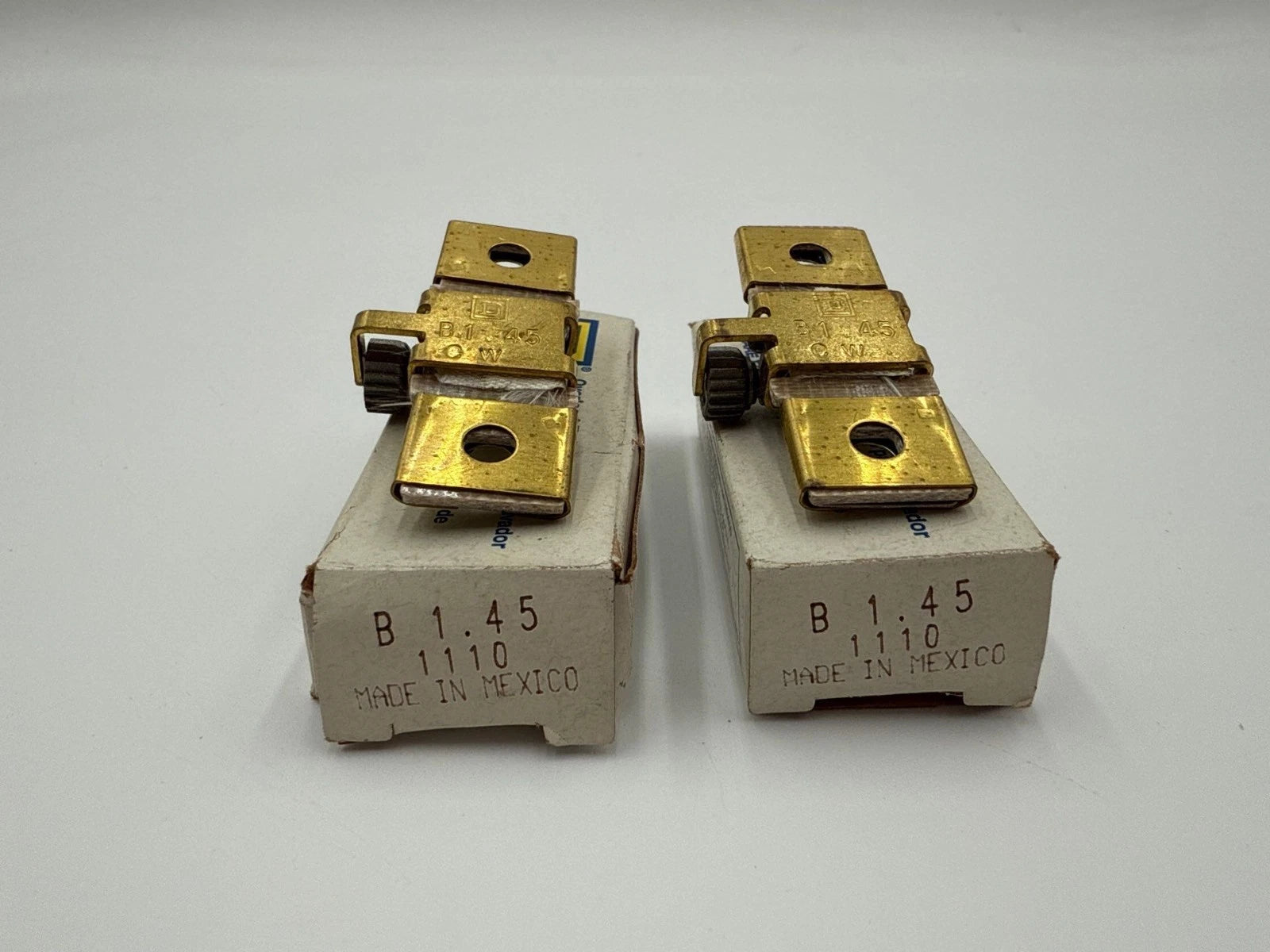 2PC Lot Square D B1.45 Thermal Overload Relay Heater Element B145 1.02-1.27 Amp New