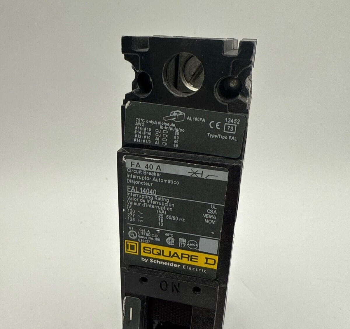 Square D FAL14040 Used