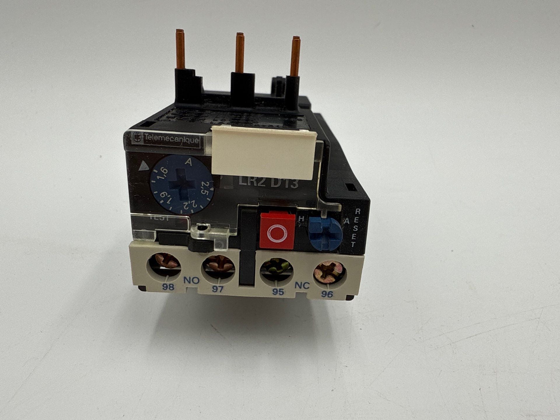 Telemecanique LR2D1307 Thermal Overload Relay 1.6–2.5A 3P Motor Protection New